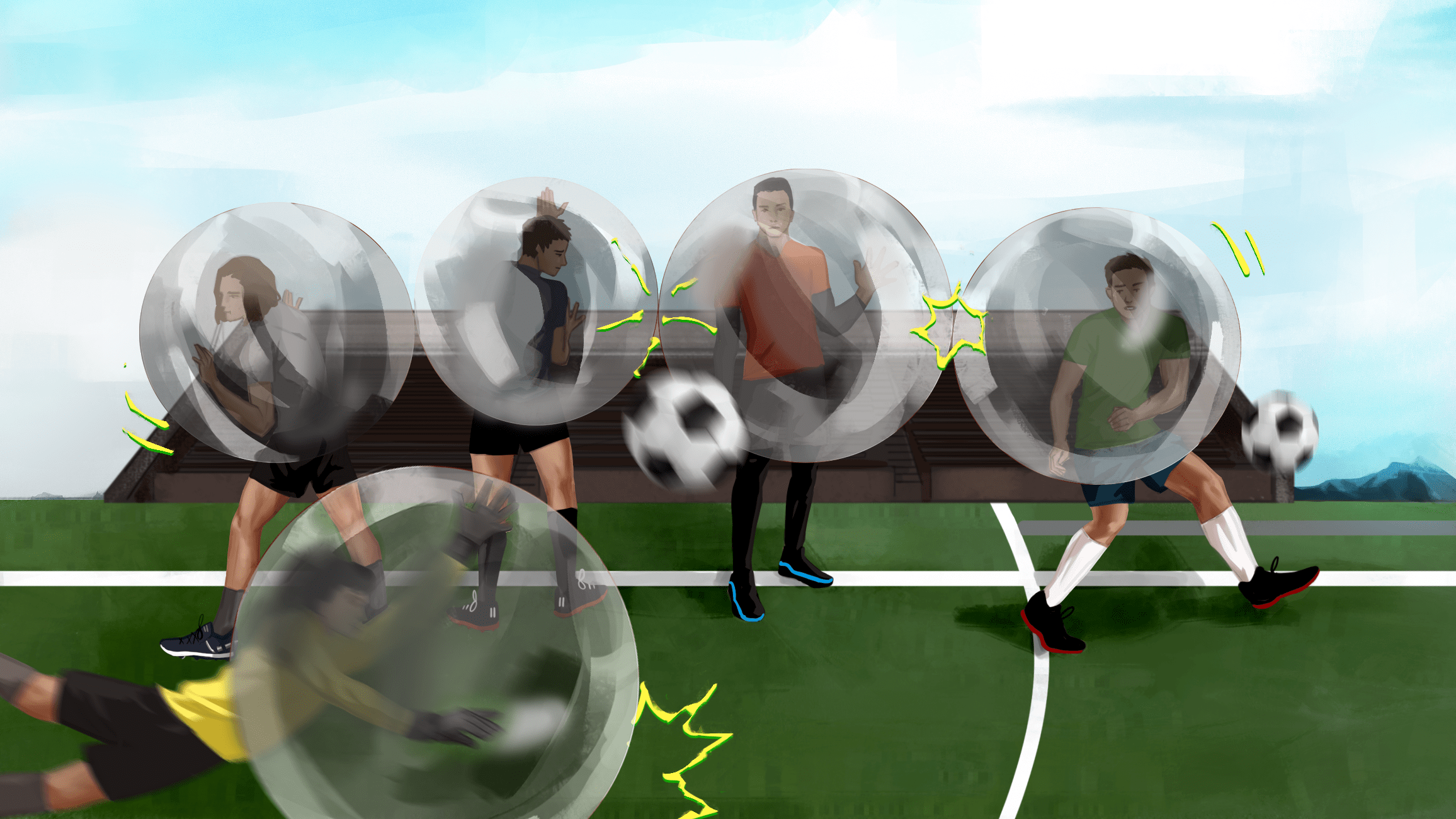 UAAP: Green Booters bounce back into action in Men’s Bubble Football